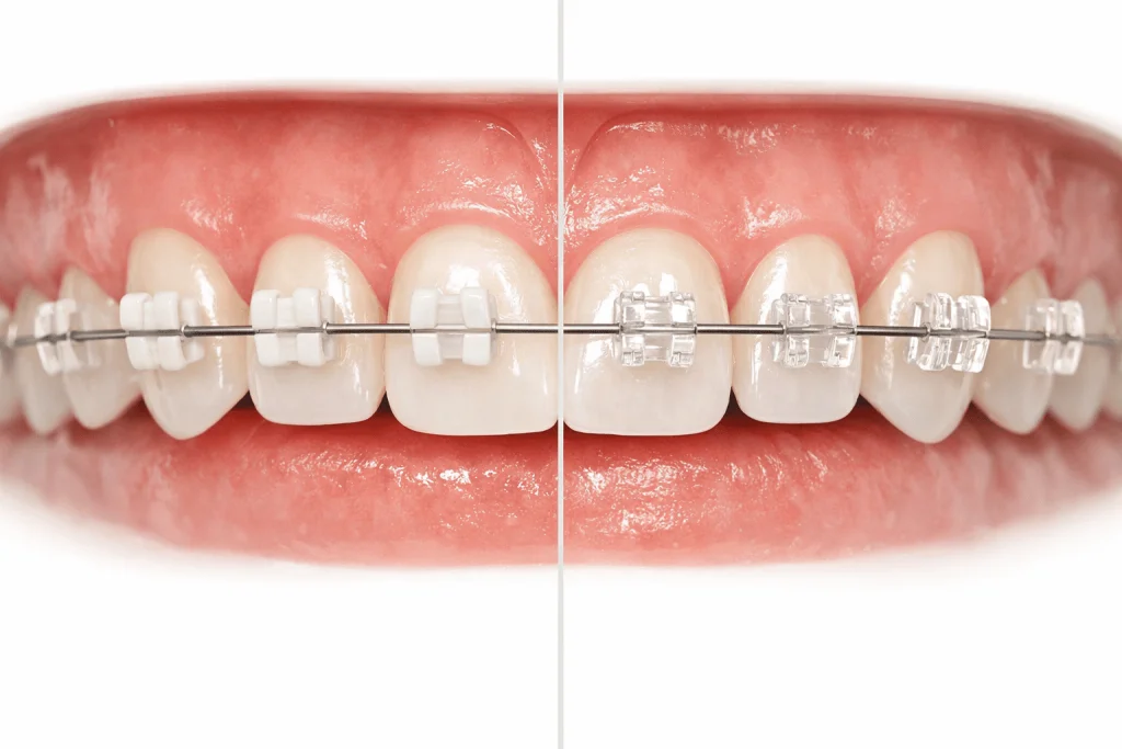 чем отличаются сапфировые и керамические брекеты